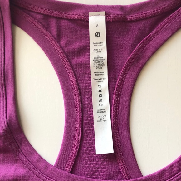 Lululemon Swiftly Tech RB Tank 2.0 *Race Tank (Size 8) NWT - Picture 3 of 7